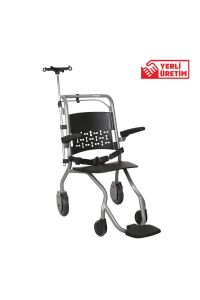 Golfi G506 Hastane Tipi Tekerlekli Sandalye – 150 Kg Taşıma Kapasiteli Transfer Sandalyesi