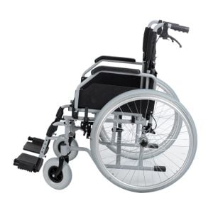 Comfort Plus DM-321 Hafif Alüminyum Tekerlekli Sandalye | 40 cm, 120 kg, Refakatçi Frenli, Katlanabilir