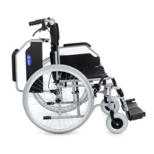 Comfort Plus DM-321 Hafif Alüminyum Tekerlekli Sandalye | 40 cm, 120 kg, Refakatçi Frenli, Katlanabilir