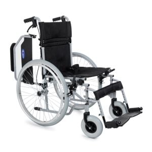 Comfort Plus DM-321 Hafif Alüminyum Tekerlekli Sandalye | 40 cm, 120 kg, Refakatçi Frenli, Katlanabilir