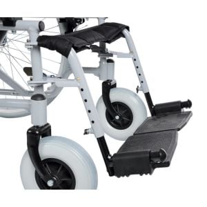 Comfort Plus DM-321 Hafif Alüminyum Tekerlekli Sandalye | 40 cm, 120 kg, Refakatçi Frenli, Katlanabilir