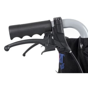 Comfort Plus DM-321 Hafif Alüminyum Tekerlekli Sandalye | 40 cm, 120 kg, Refakatçi Frenli, Katlanabilir