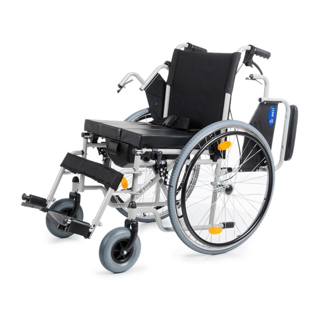 Comfort Plus DM-545 Tuvalet WC Özellikli Tekerlekli Sandalye 45 Cm