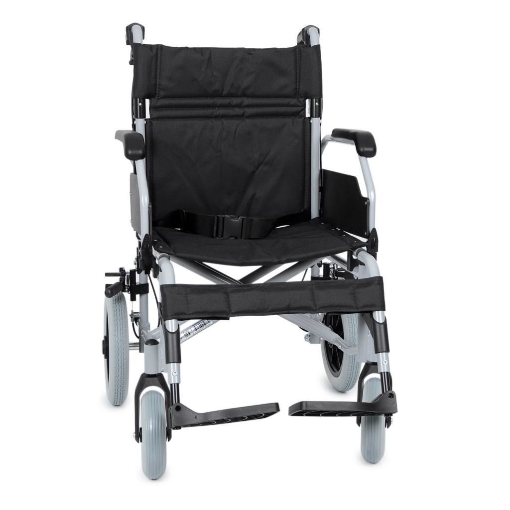 Comfort Plus DM-337 50cm Alüminyum Refakatçi frenli geniş Transfer Tekerlekli Sandalye