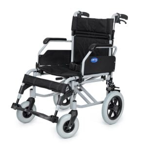 Comfort Plus DM-337 45 cm Transfer Tekerlekli Sandalye | Alüminyum, Refakatçi Frenli, Katlanır