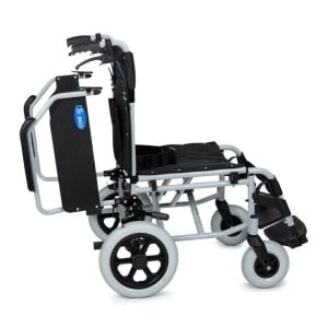 Comfort Plus DM-337 45 cm Transfer Tekerlekli Sandalye | Alüminyum, Refakatçi Frenli, Katlanır