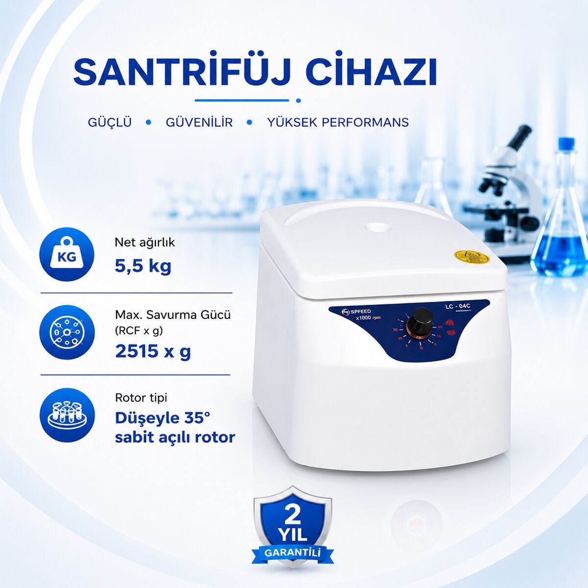 Elektromag M815 E Genel Amaçlı Santrifüj Cihazı