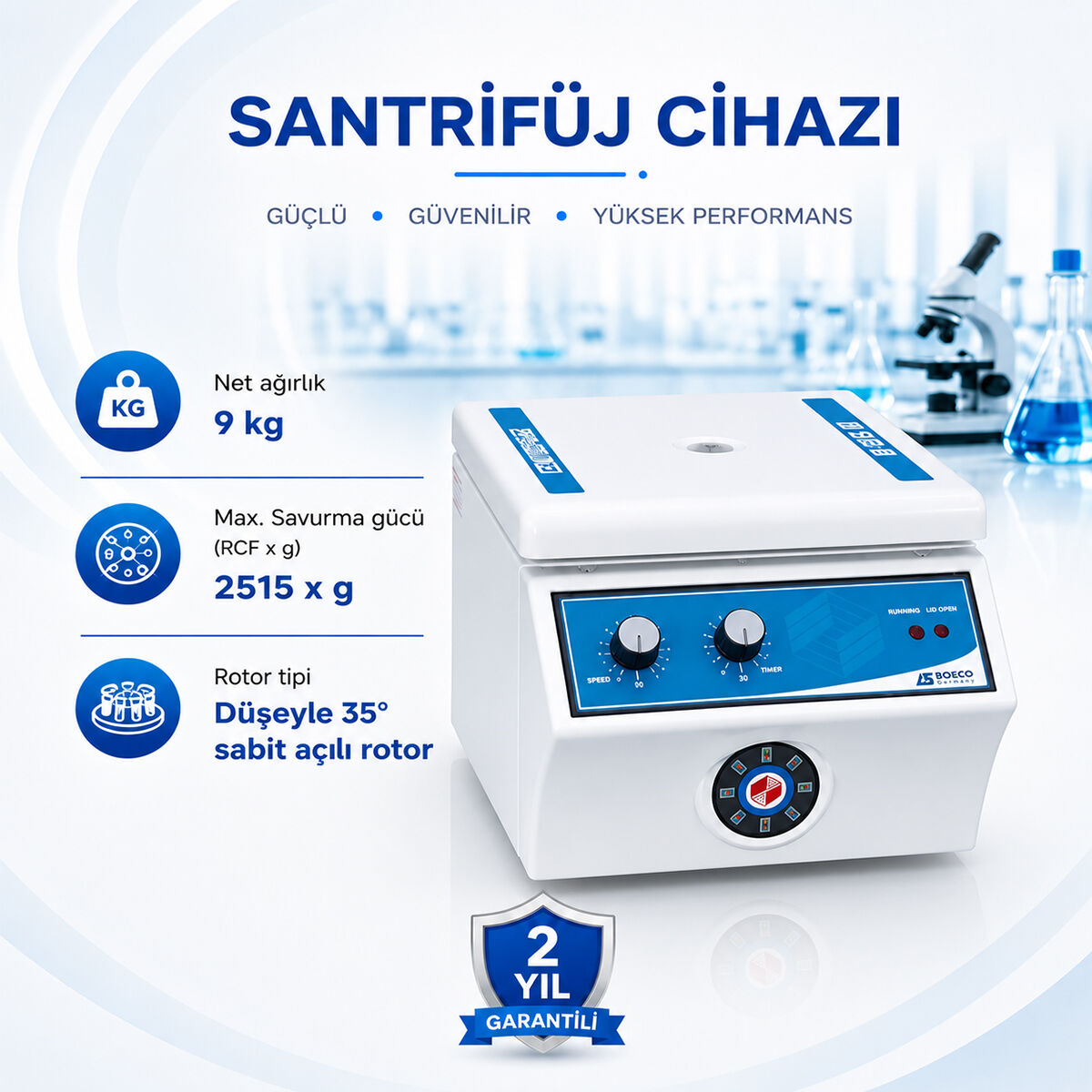 Elektromag M815 M Genel Amaçlı Santrifüj Cihazı