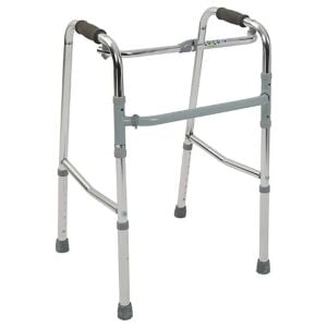 PR-440 Alüminyum Hareketli Walker Yürüteç | Katlanabilir, 120 Kg Taşıma Kapasiteli, Boy Ayarlı | Medikal Birlik
