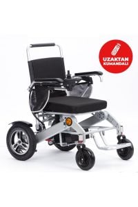 Jt-309 Katlanır Hafif Lityum Akülü Uzaktan Kumandalı Tekerlekli Sandalye – 25 Kg,