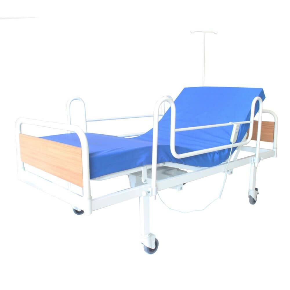 TAGESAN Hasta Karyolası 2 Motorlu Ekonomik Sünger Yataklı hasta yatağı motorlu kumandalı