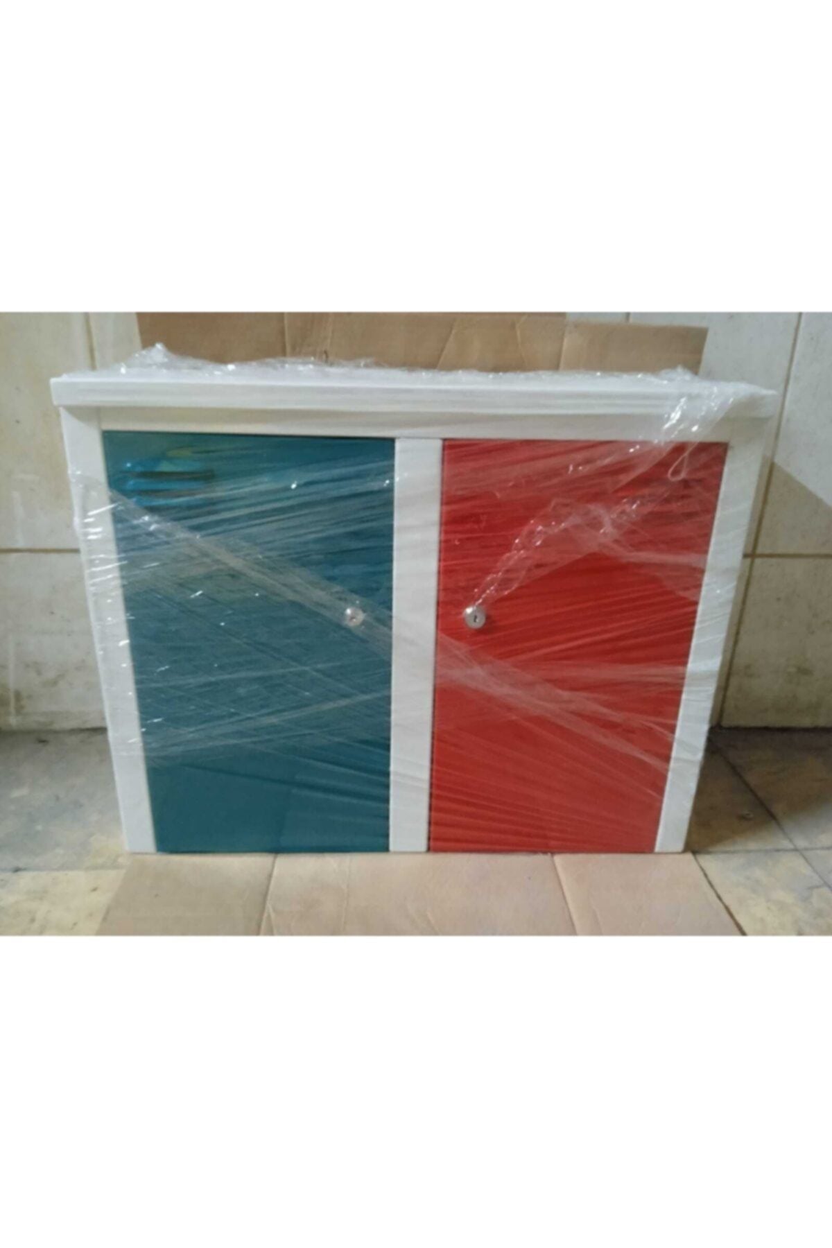 Küçük Narkotik Dolabı 18x60x50 cm | Yönetmeliğe Uygun Kilitli Eczane Dolabı