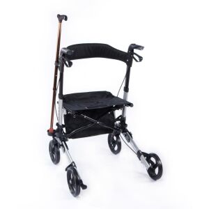 Comfort Plus DM-9102 Lüx Alüminyum Rollatör – Çantalı, Oturaklı, Frenli, Katlanabilir Yürüteç