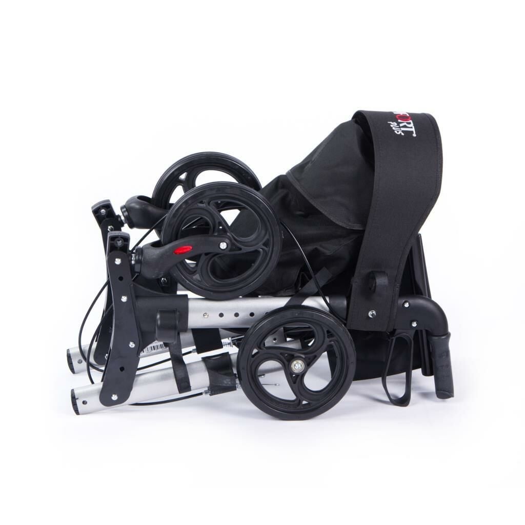 Comfort Plus Dm9102 Lüx Alüminyum Rollatör hasta Yürüteç çantalı oturma özellikli frenli
