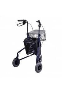 Medikalbirlik Üç Tekerlekli Yürüteç(ROLATÖR) 3 Lüx Tekerlekli Sepetli Yürüteç