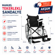 P111 Manuel Tekerlekli Sandalye