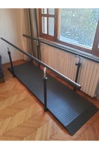 2 Metre Zeminli Yükseklik Ve Genişlik Ayarlanabilir, Paralel Bar orjınal urun fizik tedavi yürüme barı