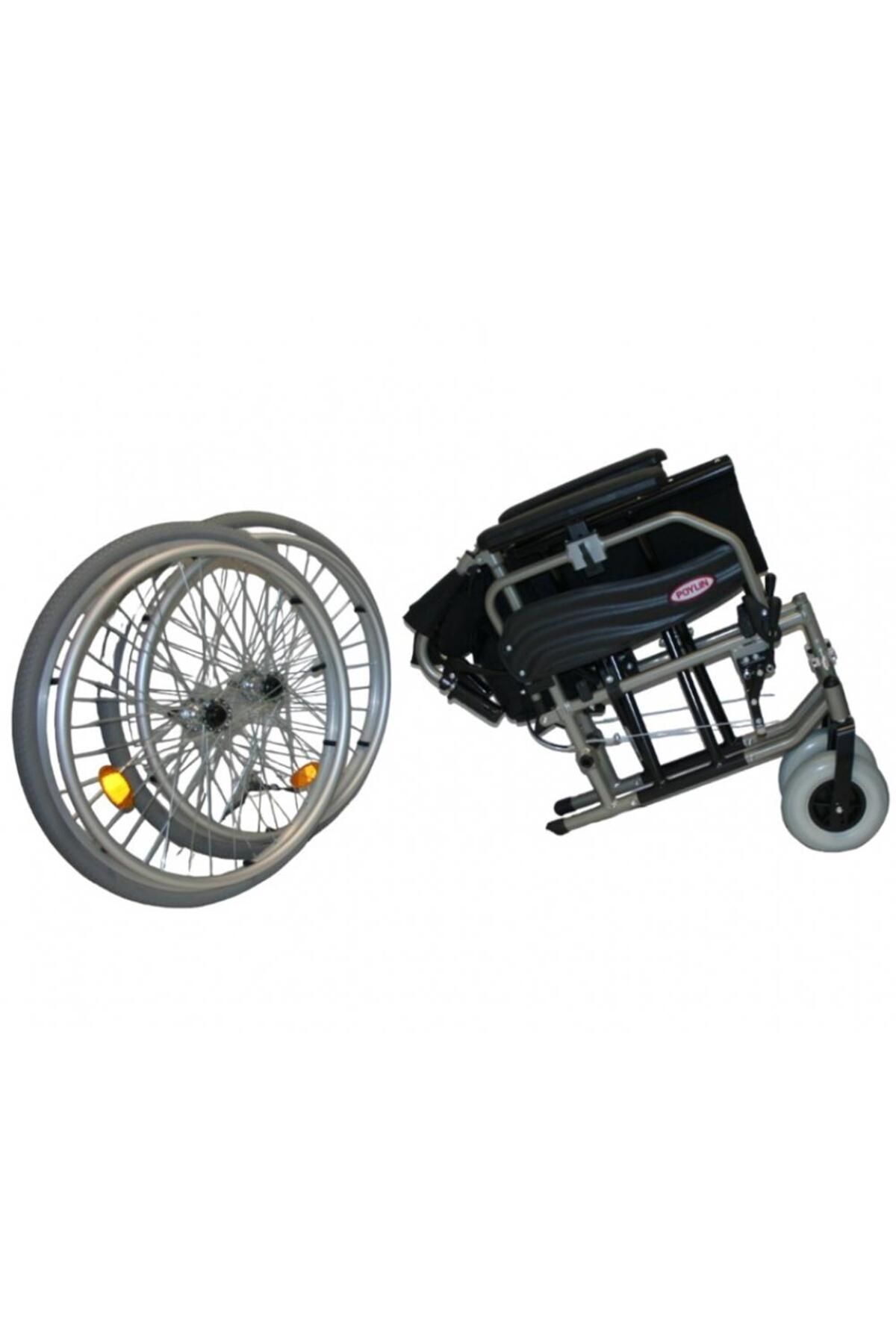Poylin P967 Hafif Alüminyum Tekerlekli Sandalye 55 cm