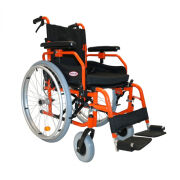 P967 Alüminyum Hafif Tekerlekli Sandalye | 55 cm Oturma Genişliği ile Hafif, Dayanıklı ve Geniş Oturumlu Manuel Sandalye