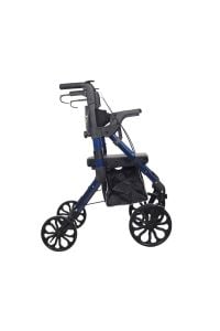 Pr-898 Alüminyum Lüx Walker ( Rollator ) Hasta Yürüteci geniş  oturaklı frenli yürüteç