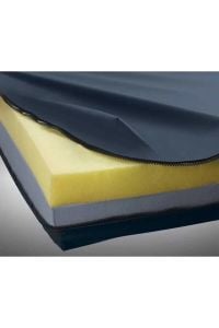 Fermuarlı Hasta Karyolası Yatağı Visco 90x190x14 Cm Hasta karyola döşeği