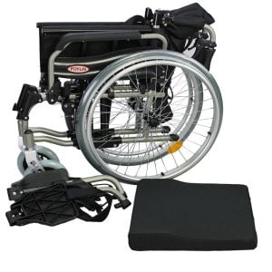 Poylin P957 Hafif Alüminyum Tekerlekli Sandalye (40-45-50-55 cm)