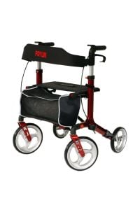 P888 Lüks Rollatör Oturaklı Katlanır Hafifi Lux Rollatör Yaşlı Bakımı Yürüme Destek Aracı Sungur