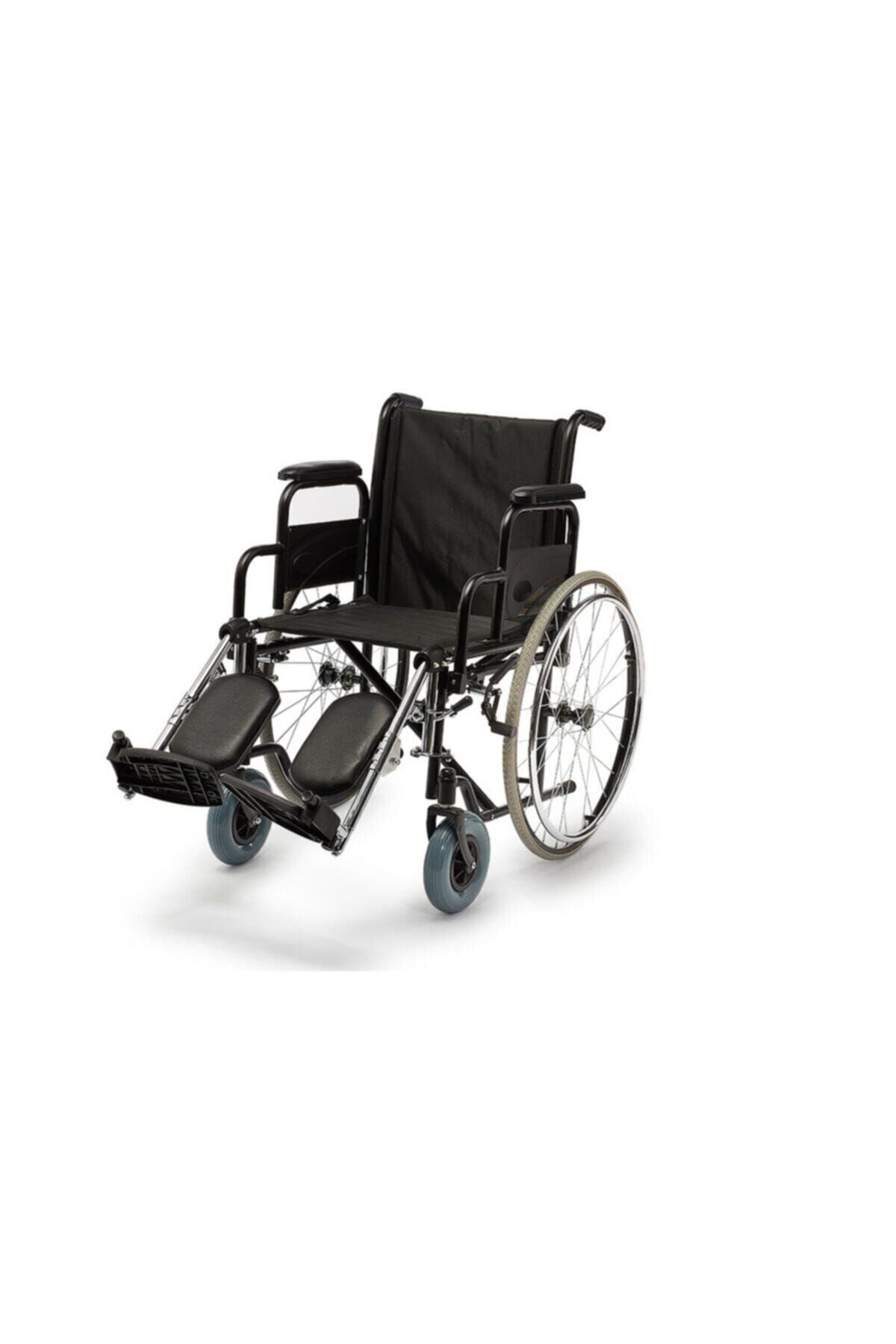 COMFORT PLUS DM 303 Hasta Tekerlekli Sandalye ayak katlanır kalın tekerli sandalye