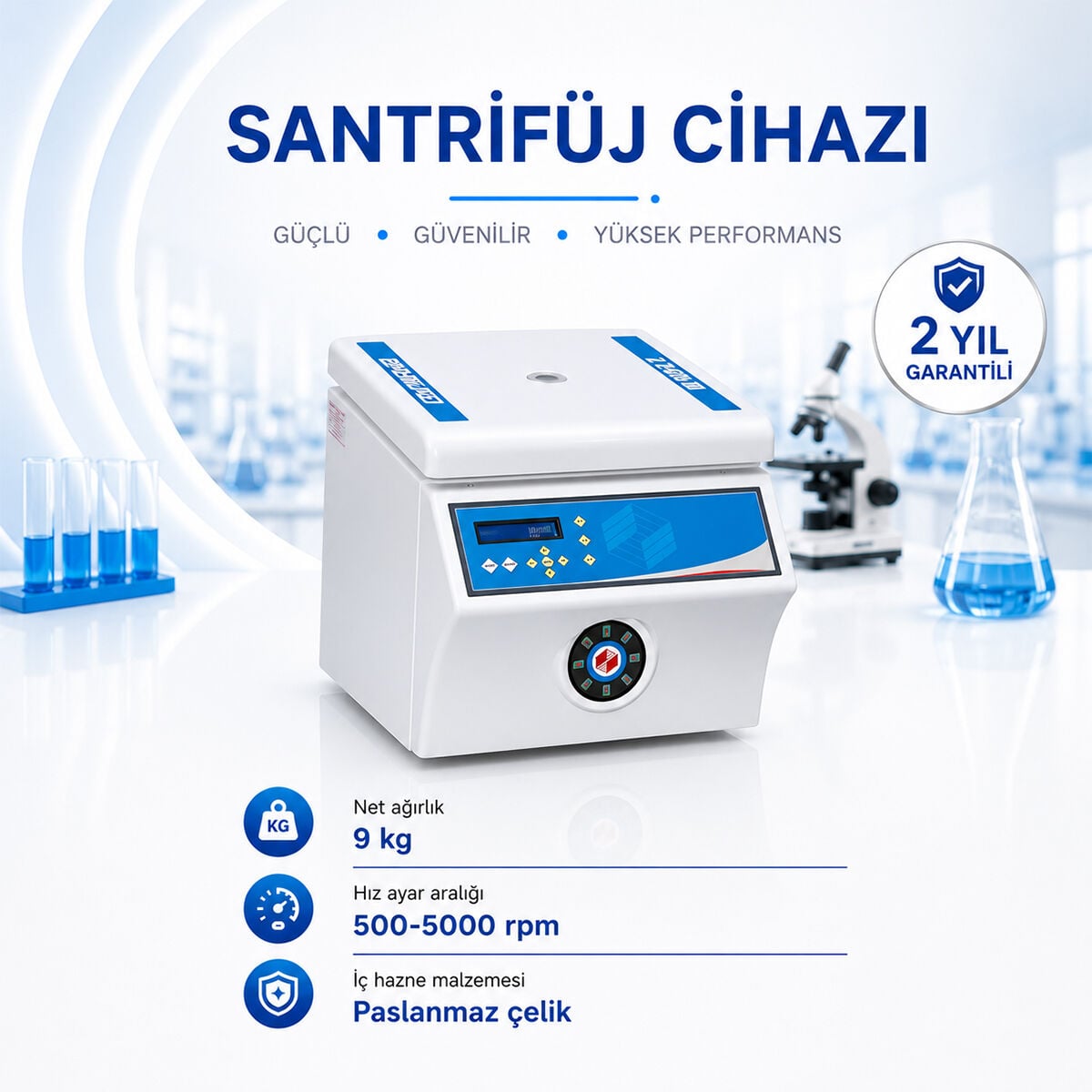 Elektromag M415 P Genel Amaçlı Santrifüj 5000 rpm / 4X15 ml