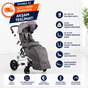 Mywam Grizzly Engelli Çocuk Puseti Full Aksesuarlı | Avrupa Üretimi, Ayarlanabilir ve Zengin Aksesuar Donanımlı Model