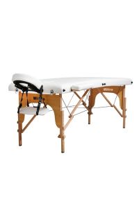 Ahşap 2 Parça Katlanabiir Masaj Masası Ahşap Masaj Sedyesi Taşıma Çantalı Beyez