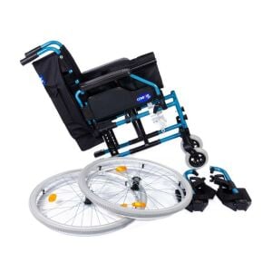 Comfort Plus DM-Strong Hafif Alüminyum Tekerlekli Sandalye – Katlanabilir, Ayarlanabilir, Refakatçi Frenli