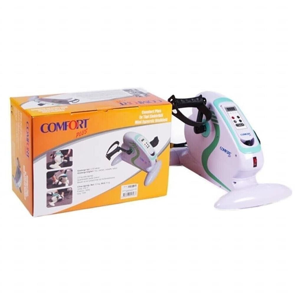 Comfort Plus Hattrick Elektrikli Pedallı Egzersiz Bisikleti – 3 Kademeli, Kol ve Bacak Çalıştırıcı