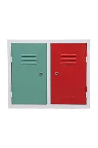 Narkotik Dolap 18x60x50 cm | Yönetmeliğe Uygun Kırmızı Yeşil Toksin ve Eczane Dolabı