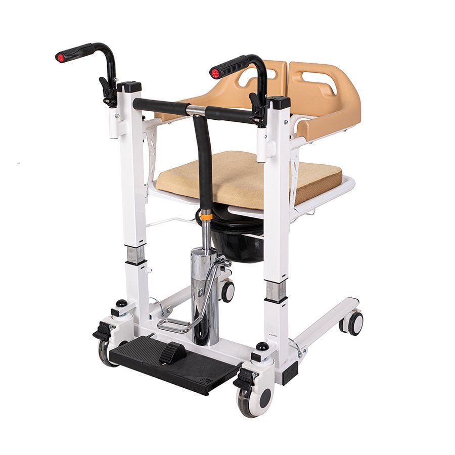 Golfi G560 Hidrolik Klozetli Transfer Sandalyesi | Hidrolik Hasta Transfer ve Banyo Sandalyesi