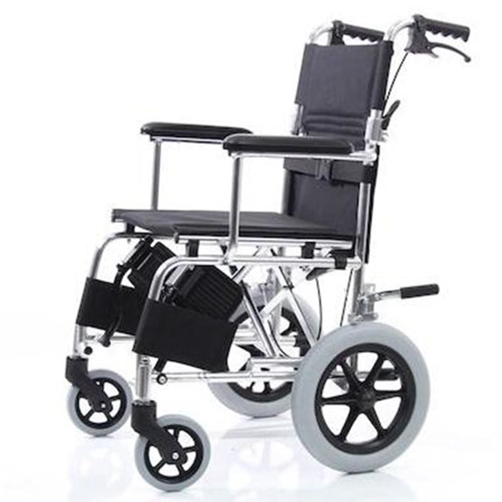 TM-H 8035 TEKERLEKLİ SANDALYE Refakatçi Tekerlekli Sandalyesi KOLLAR SABİT