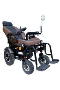 P308 Adelsan Akülü Tekerlekli Sandalye | 500W x2 Motorlu 120 Kg Taşıma Kapasiteli