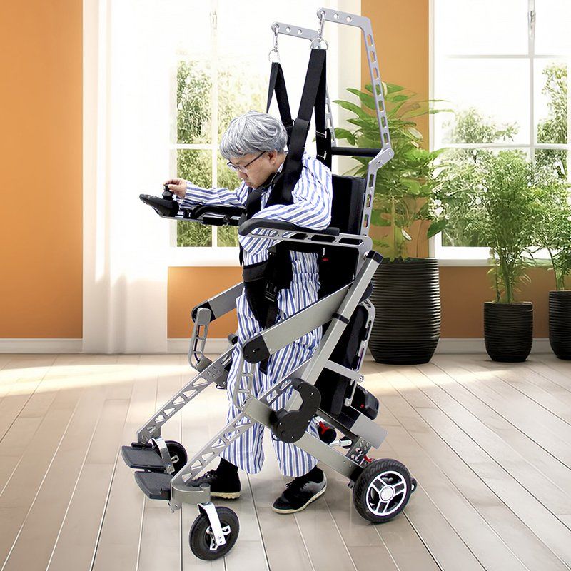 S770 Standie Yürüyüs Destekleyici Akülü Tekerlekli Sandalye DİK duruş AKÜLÜ ROBOT