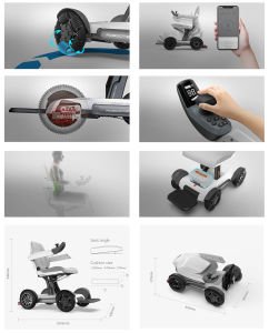 Robooter X40 Akülü Tekerlekli Sandalye | Otomatik Katlanabilir, Bluetooth Kontrollü Akıllı Elektrikli Tekerlekli Sandalye | Medikal Birlik