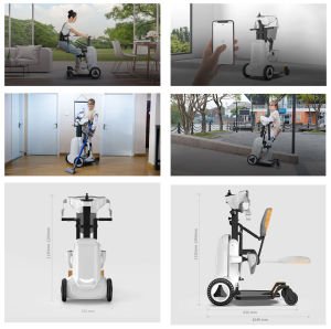 Robooter XZ-DROID A Ayağa Kaldıran Akülü Tekerlekli Sandalye | Stand-Up, 2x250W Motor, 15 Km Menzil | Medikal Birlik