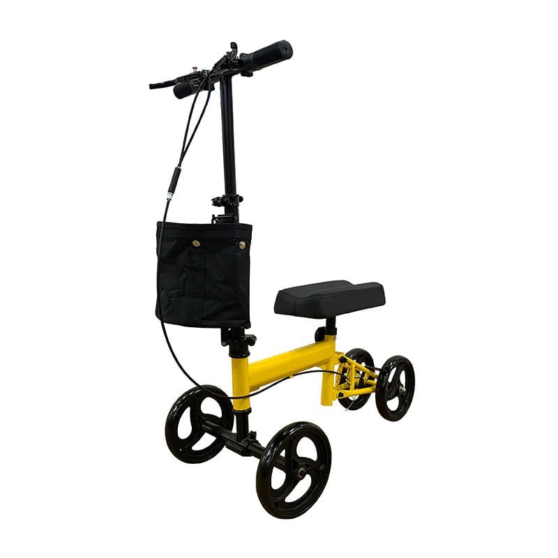 PR-451 Diz Walkerı Alüminyum Diz Yürüteci | 4 Tekerlekli Bacak Destekli Knee Walker | Medikal Birlik