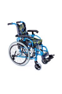 KY980LQ-30 Alüminyum Pediatrik Özellikli Tekerlekli Sandalye Mavi