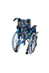 KY980LQ-30 Alüminyum Pediatrik Özellikli Tekerlekli Sandalye Mavi