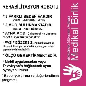C12 SAĞ Eldiven Syrebo Oyunlu El Rehabilitasyon Robotu XS S M L XL BEDEN VAR