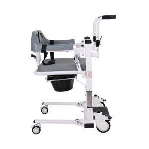 G570 Elektrikli Klozetli Tekerlekli Sandalye HASTA TAŞIMA VİNÇ Hasta kaldırma lifti Motorlu Kaldırma-İndirme, Demonte Tasarım, Şarjlı Batarya, WC-Banyo Uyumlu