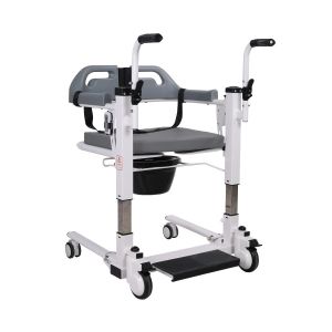 G570 Elektrikli Klozetli Tekerlekli Sandalye HASTA TAŞIMA VİNÇ Hasta kaldırma lifti Motorlu Kaldırma-İndirme, Demonte Tasarım, Şarjlı Batarya, WC-Banyo Uyumlu