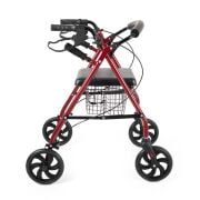 Comfort Plus DM-9144 Rolatör oturaklı Yürüteç sepetli frenli 4 Tekerlekli Yürüteç