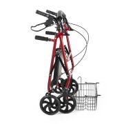 Comfort Plus DM-9144 Rolatör oturaklı Yürüteç sepetli frenli 4 Tekerlekli Yürüteç