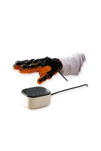 El Rehabilitasyon Robotu Çift Eldivenli Rehabilitasyon Eldiveni Siyah