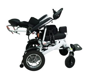S458 Çocuk Akülü Tekerlekli Sandalye Mavi | Katlanabilir Pediatrik Elektrikli Hasta ve Engelli Çocuk Tekerlekli Sandalyesi | Medikal Birlik
